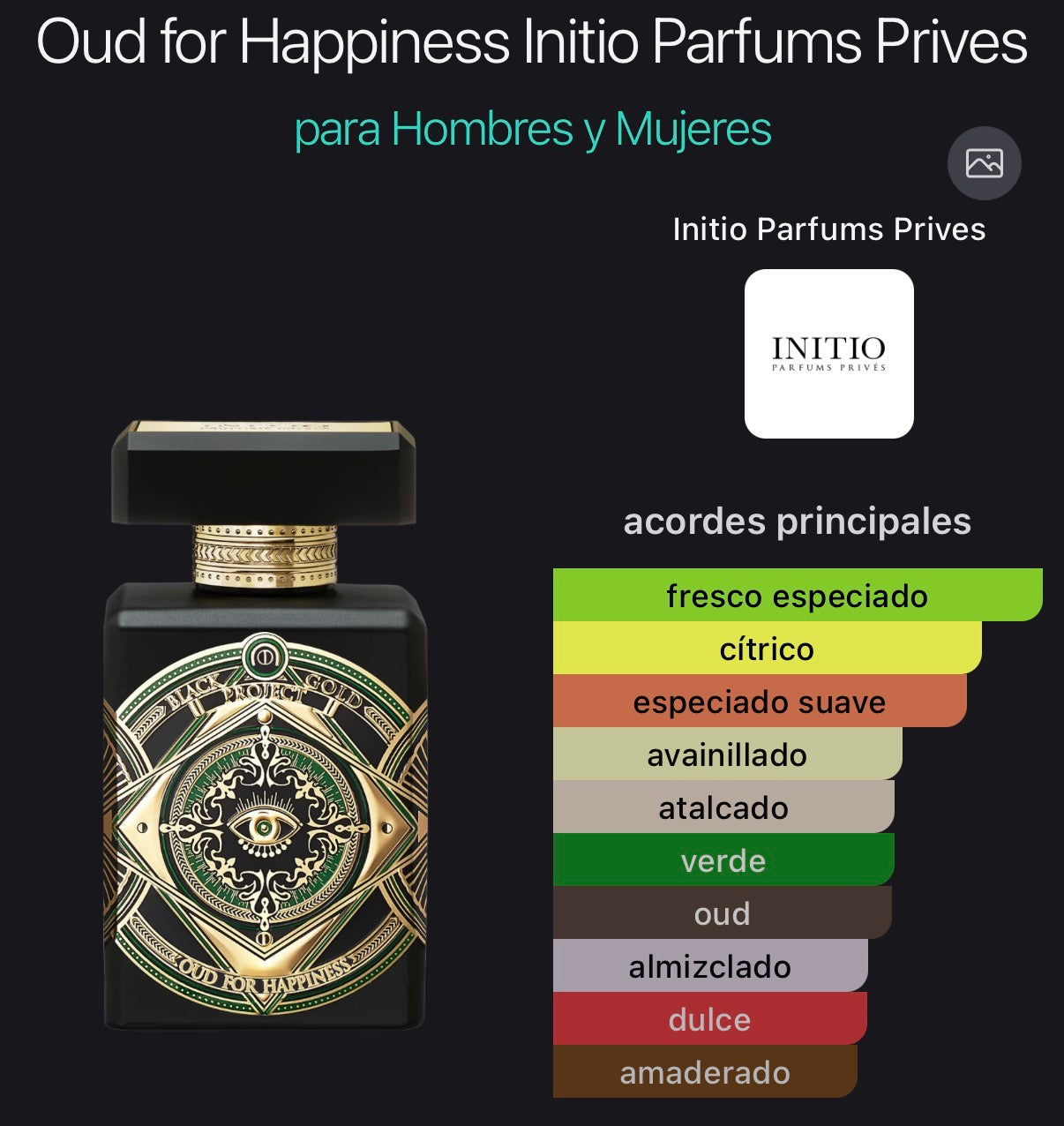 Oud for Happiness Eau de Parfum Initio Parfums Privés 90 ml (Preventa)