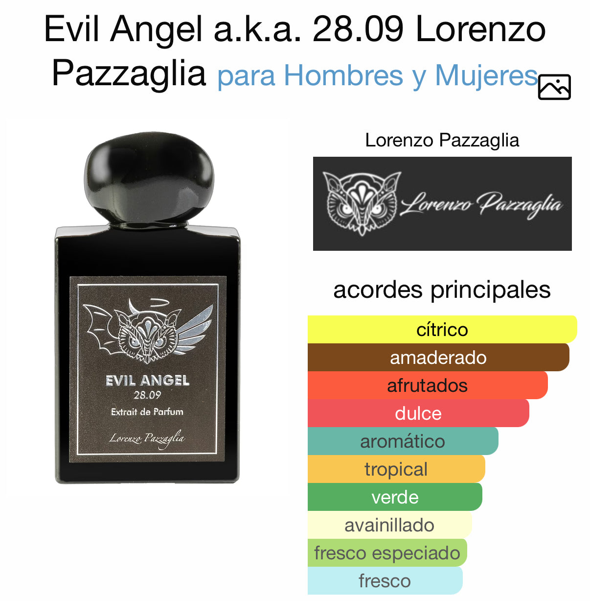 Evil Angel Lorenzo Pazzaglia Extrait de Parfum 50 ml