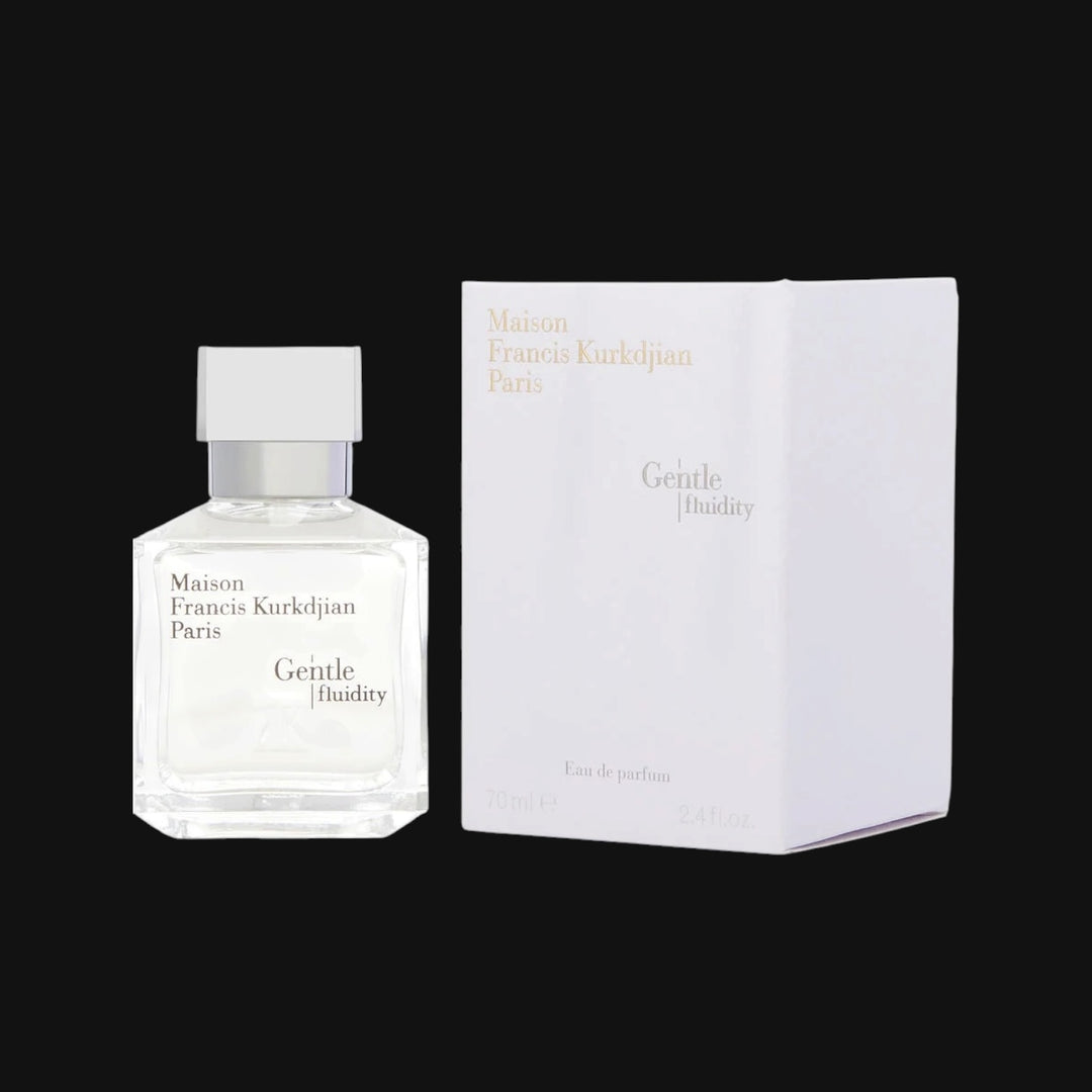 Gentle Fluidity Silver de Maison Francis Kurkdjian con frasco y caja