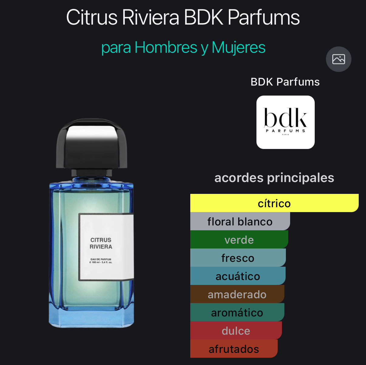 Citrus Riviera BDK Parfums Eau de Parfum 100 m (Preventa)