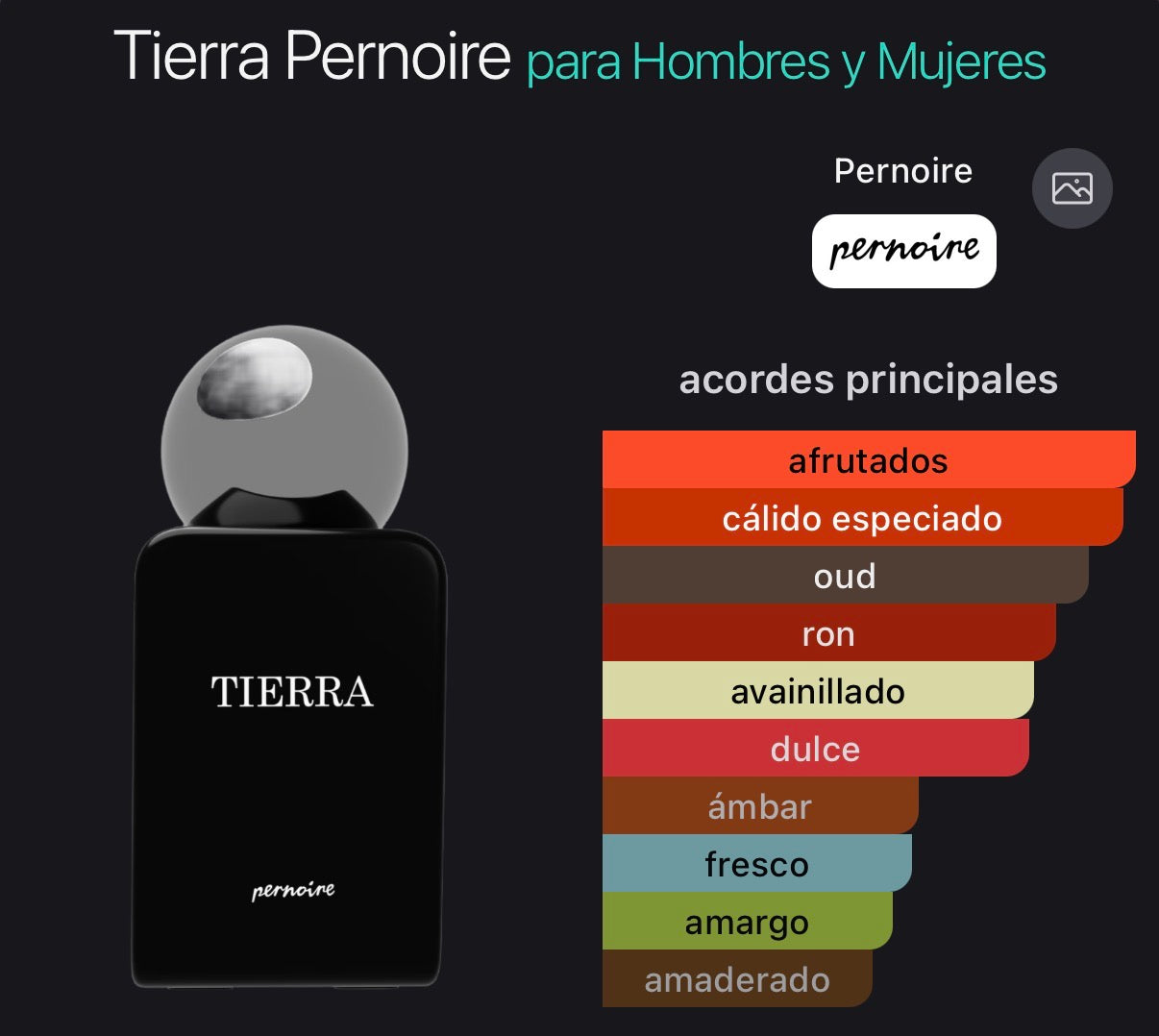 Tierra Pernoire Extrait de Parfum 50 ml