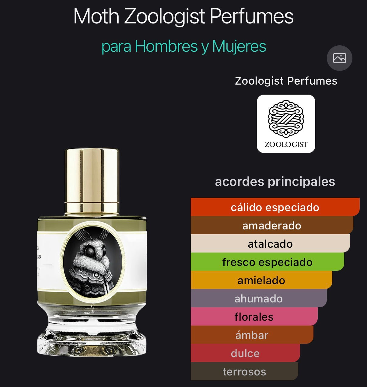 Moth Extrait de Parfum Deluxe Zoologist 60 ml (Preventa)