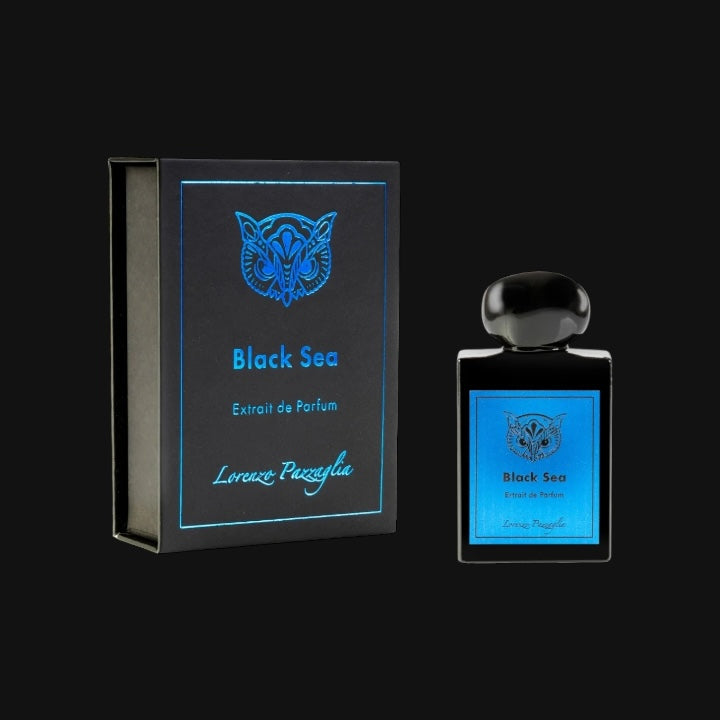 Black Sea de Lorenzo Pazzaglia con frasco y caja