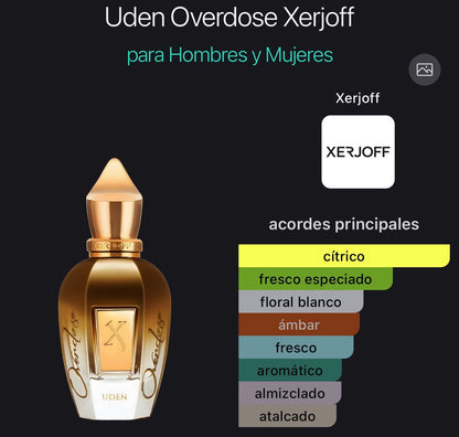Uden Overdose Xerjoff Parfum 50 ml (Preventa)