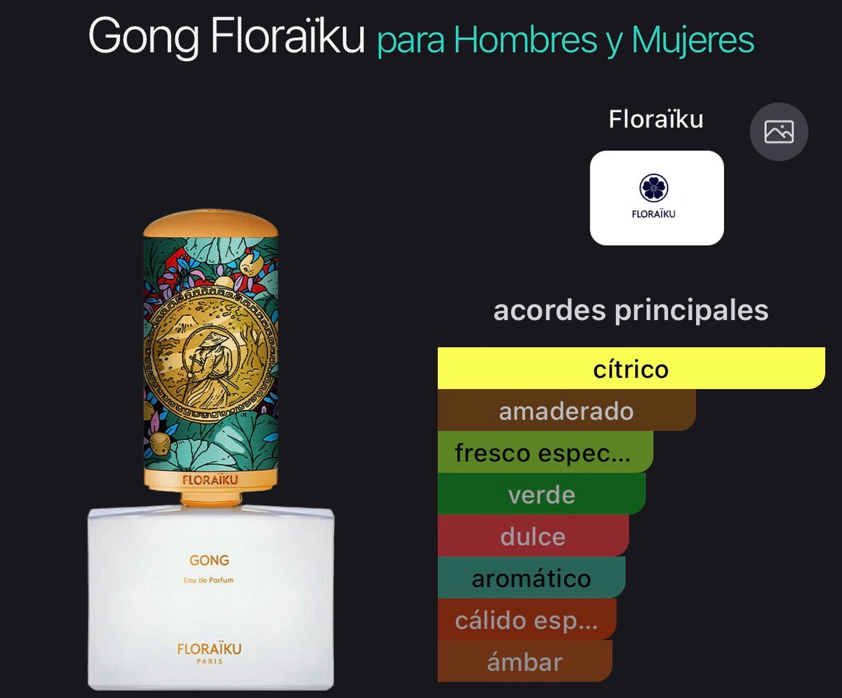 Gong Floraiku Eau de Parfum 50 ml (Preventa)
