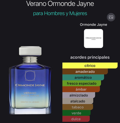 Verano Ormonde Jayne Eau de Parfum (Preventa)
