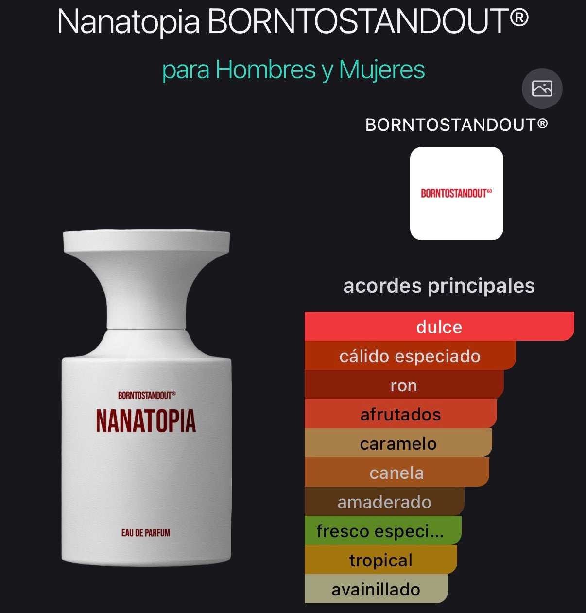 Nanatopia Eau de Parfum BORNTOSTANDOUT® 100 ml (Preventa)
