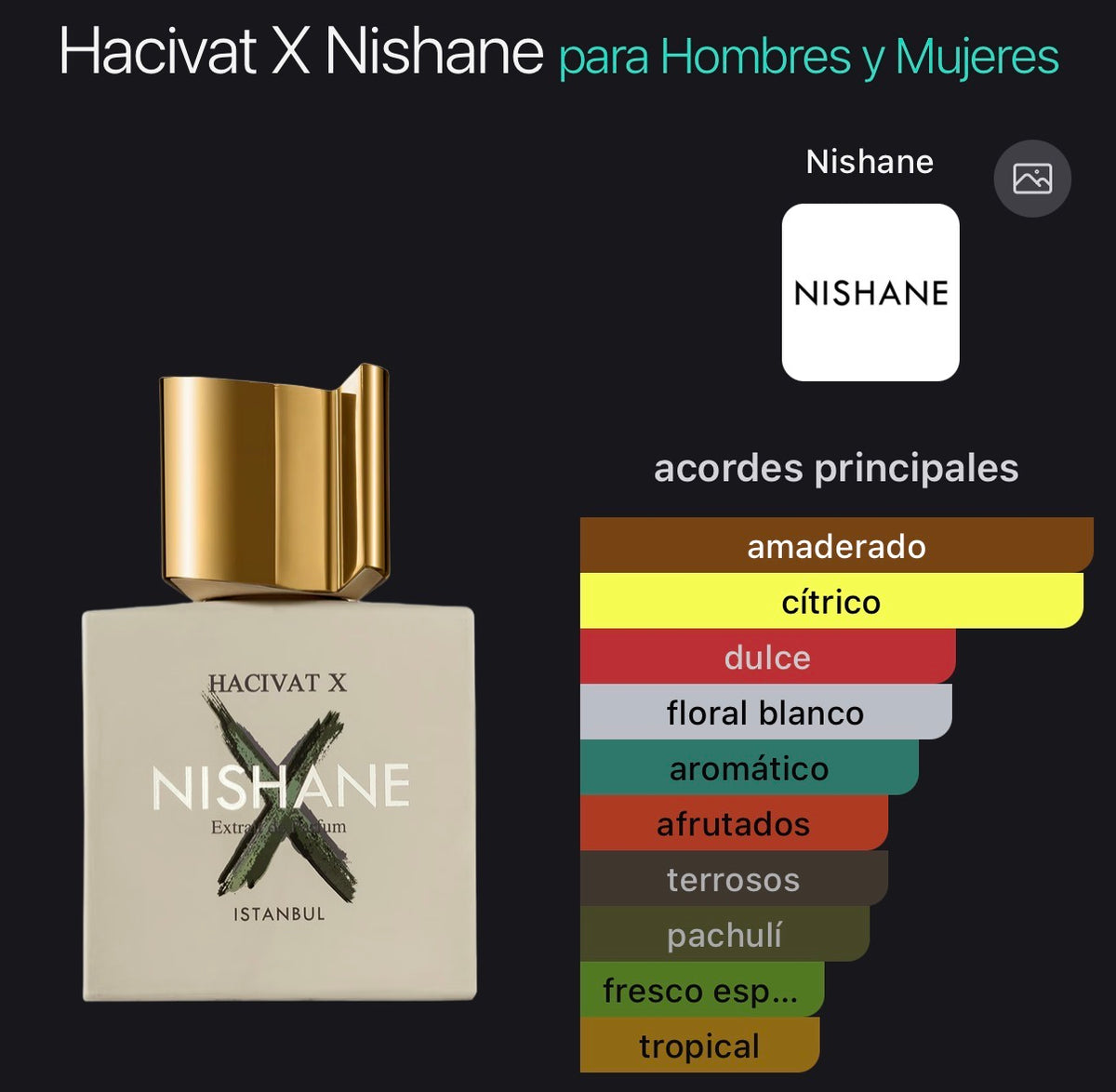 Nishane Hacivat X Extrait de Parfum 100 ml