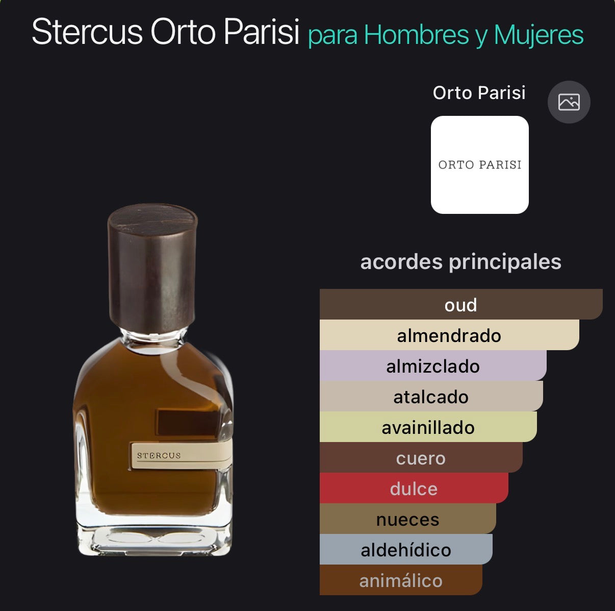 Stercus Orto Parisi Eau de Parfum 50 ml (Preventa)