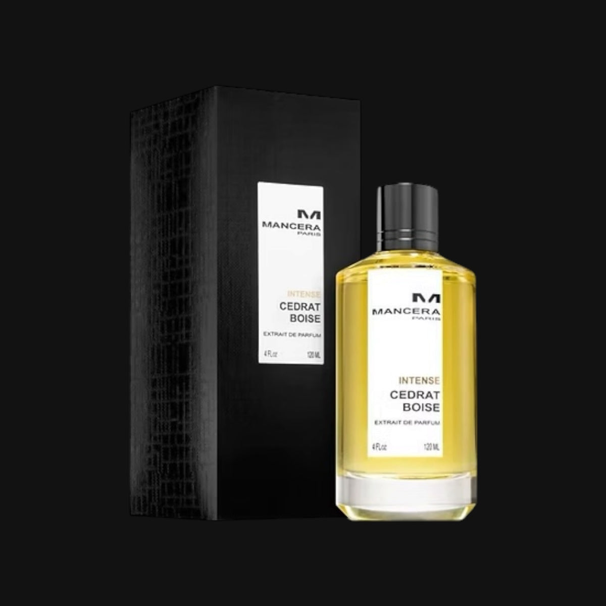 Cedrat Boisé Intense de Mancera con frasco y caja