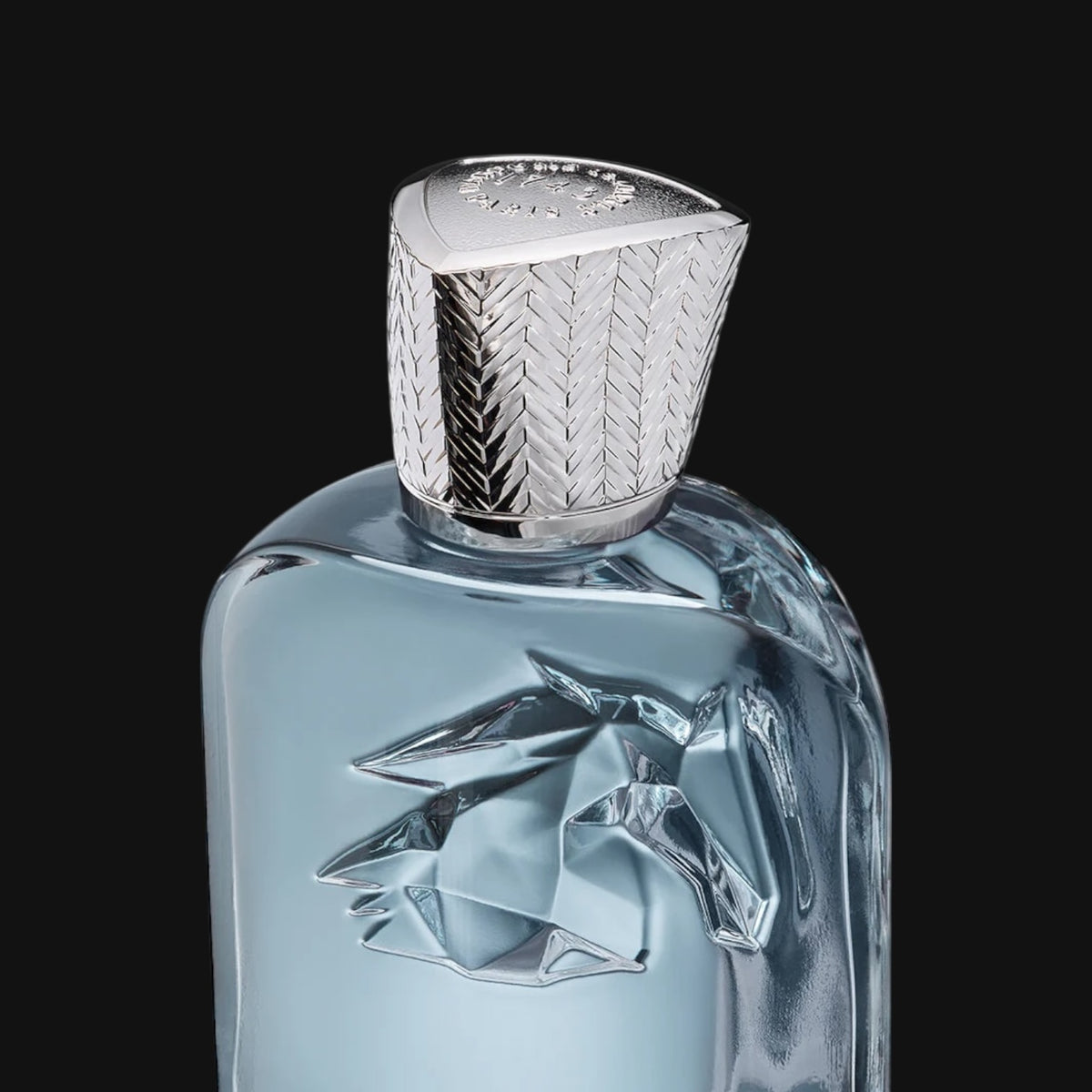Detalle del frasco de Valero de Parfums de Marly
