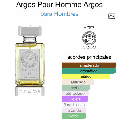 Pour Homme Argos Eau de Parfum 100 ml (Preventa)