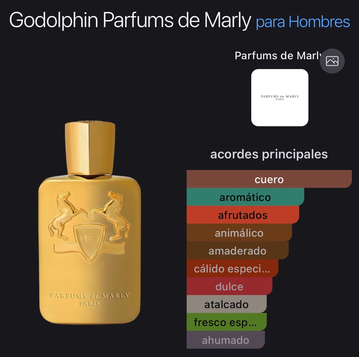 Godolphin Parfums de Marly 125 ml (Preventa)