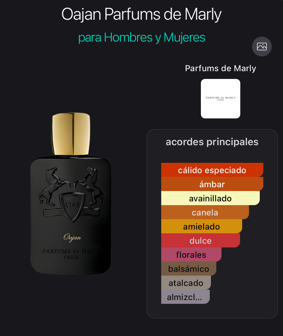Oajan Parfums de Marly