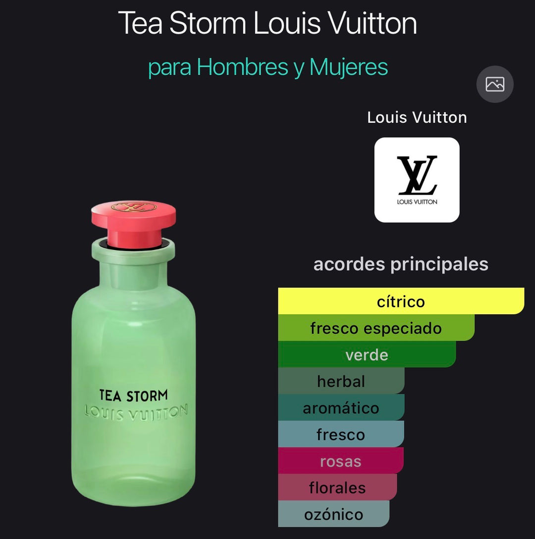 Acordes principales de Tea Storm de Louis Vuitton