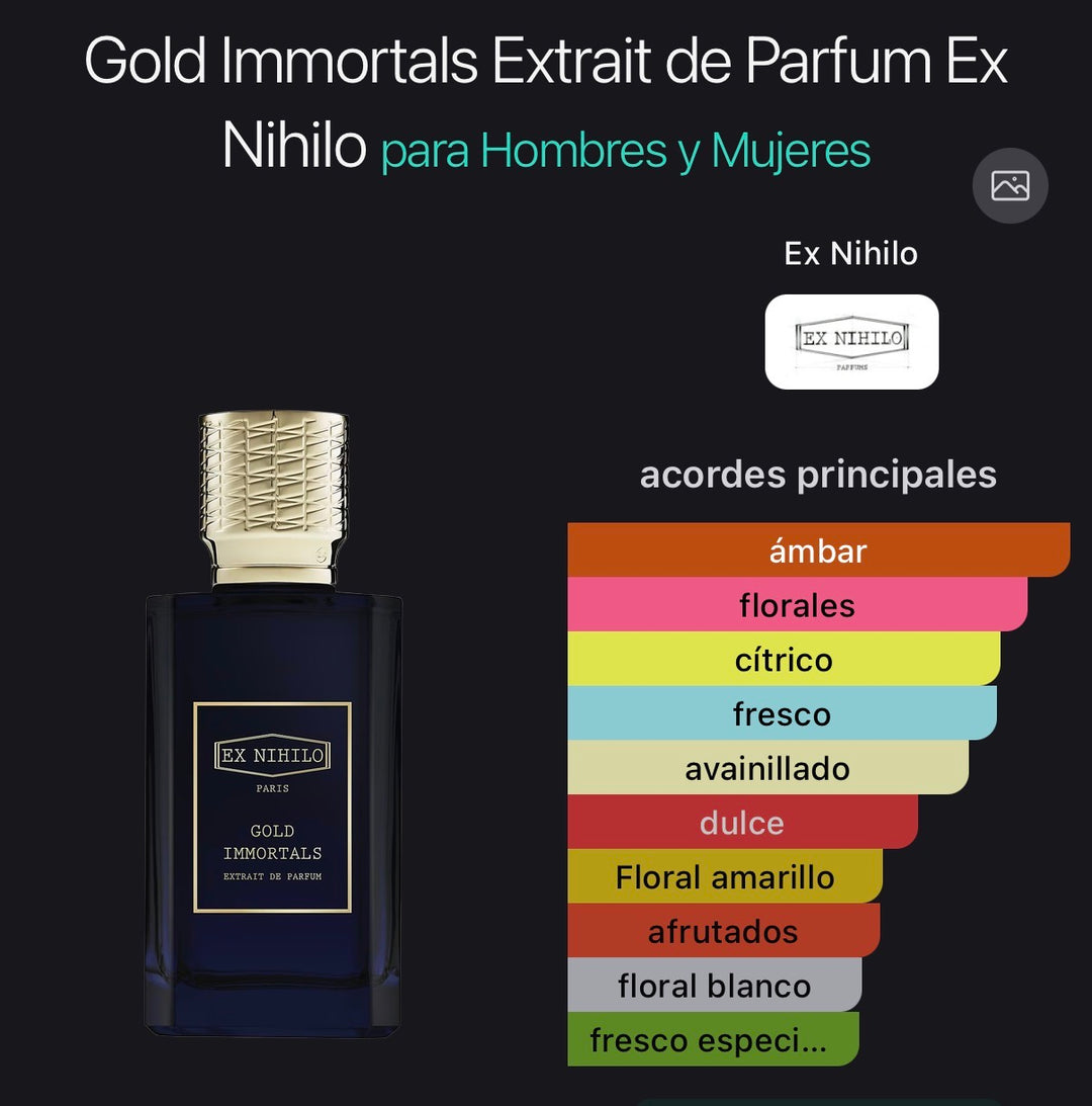 Acordes principales de Gold Immortals de Ex Nihilo