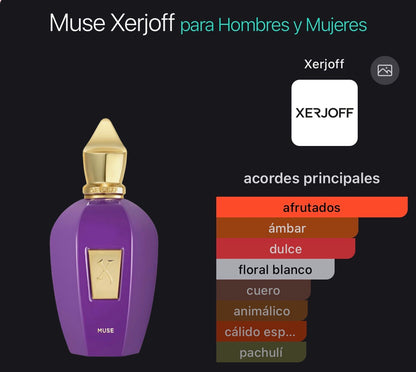 Muse Xerjoff Eau de Parfum 100 ml (Preventa)