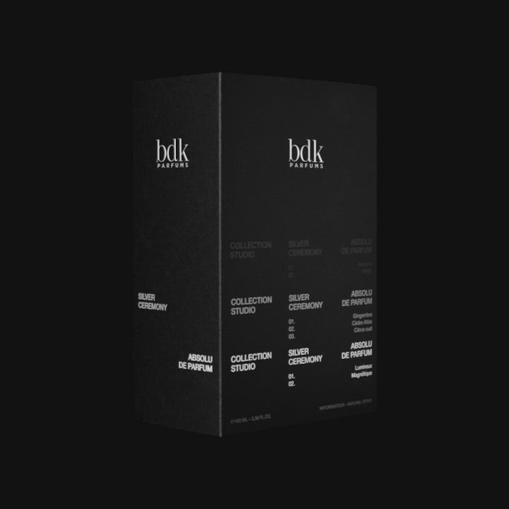Caja de Silver Ceremony de BDK Parfums