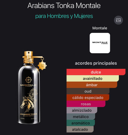 Acordes principales de Arabians Tonka de Montale