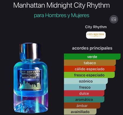 Manhattan Midnight City Rhythm Extrait de Parfum 100 ml