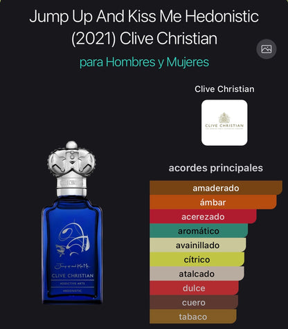 Jump up and Kiss me Hedonistic Clive Christian Eau de Parfum 50 ml