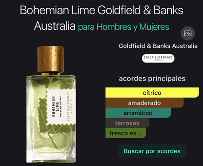 Bohemian Lime Goldfield & Banks Eau de Parfum 100 ml