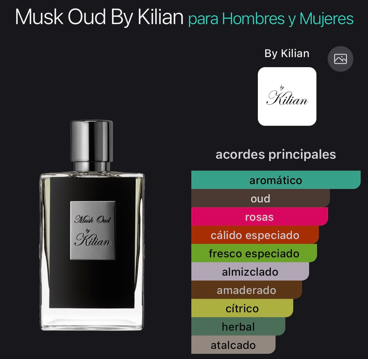 Musk Oud By Kilian Eau de Parfum 50 ml (Preventa)