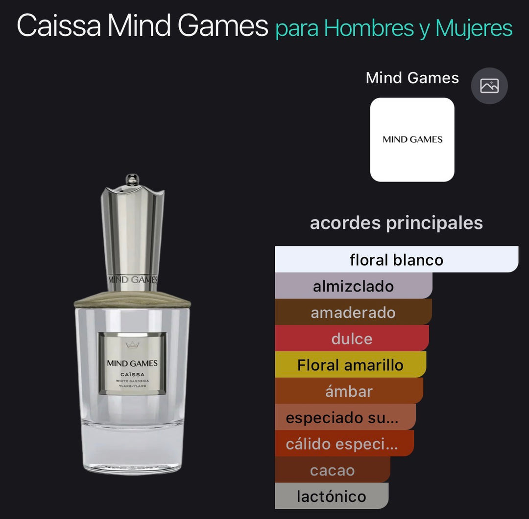 Acordes principales de Caissa de Mind Games