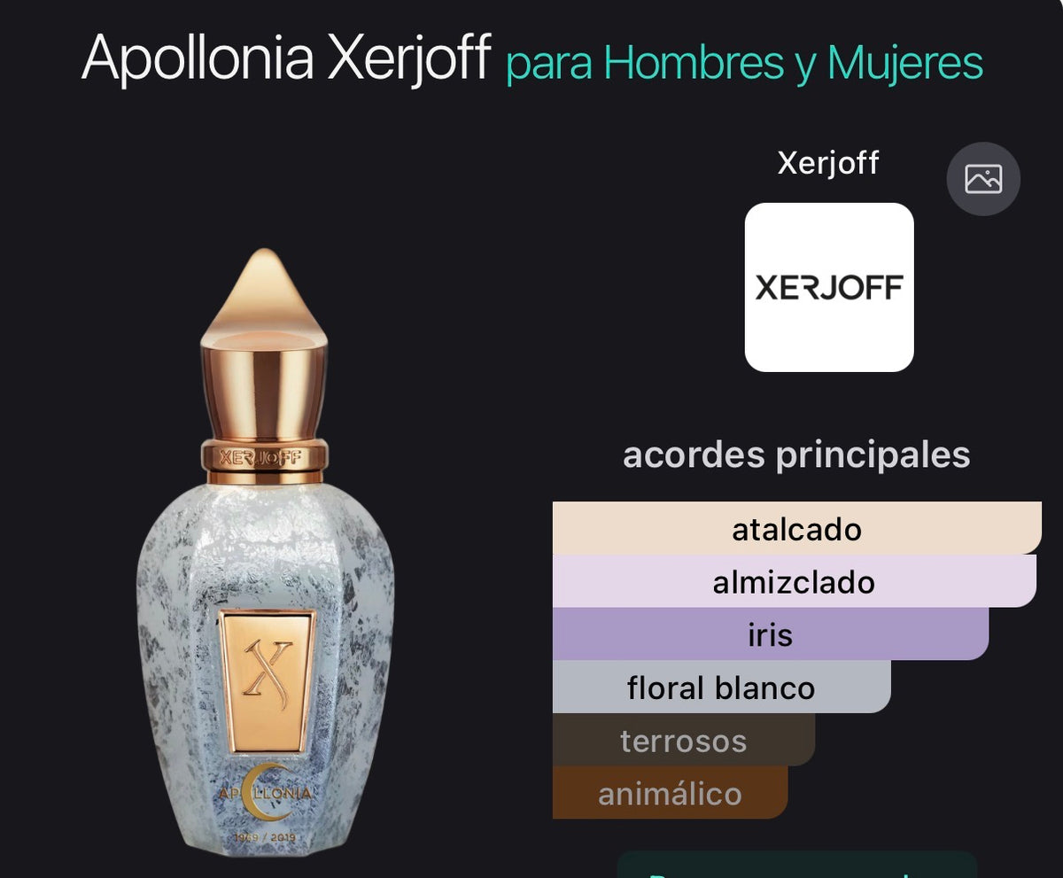 Apollonia Xerjoff Eau de Parfum 50 ml (Preventa)