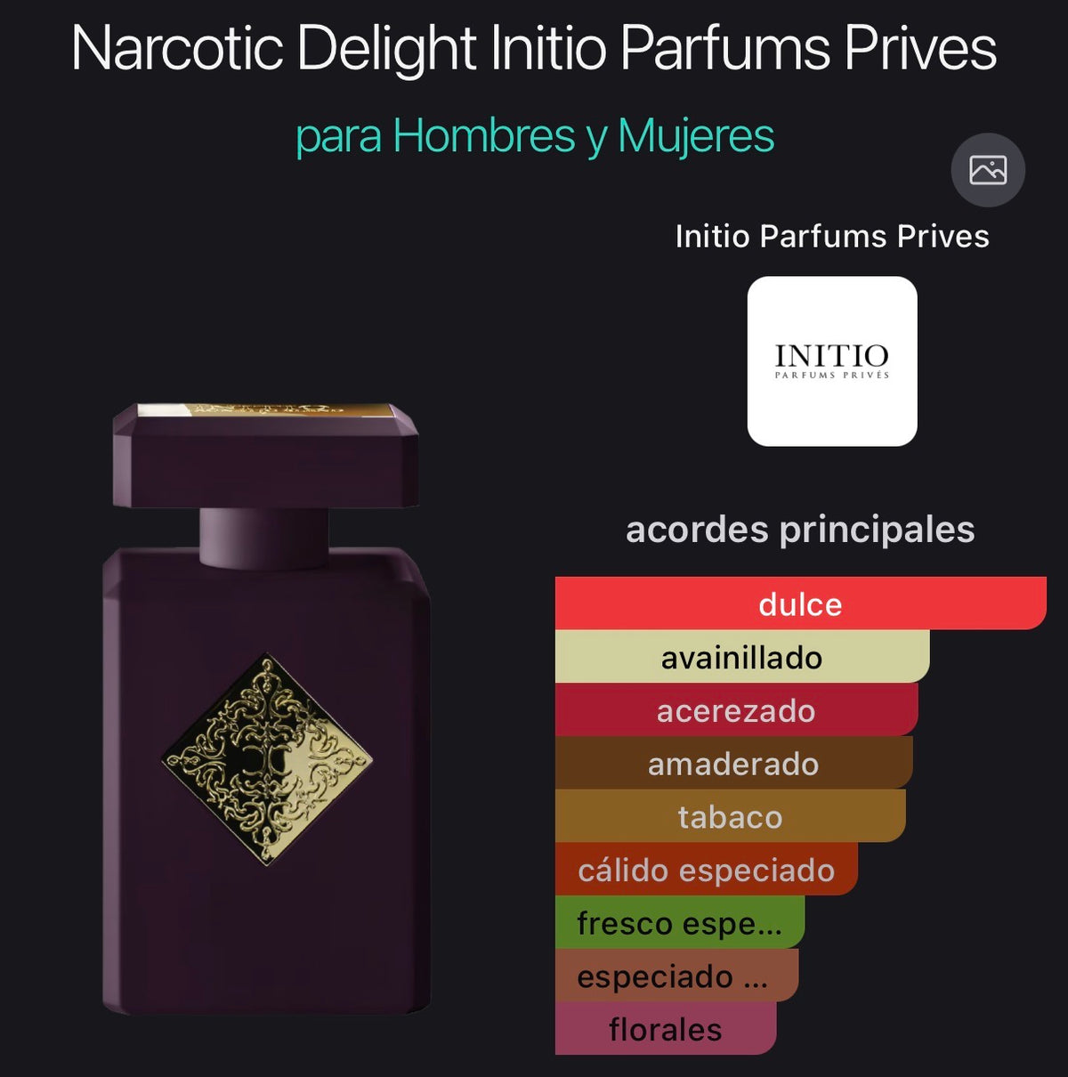 Narcotic Delight Eau de Parfum Initio