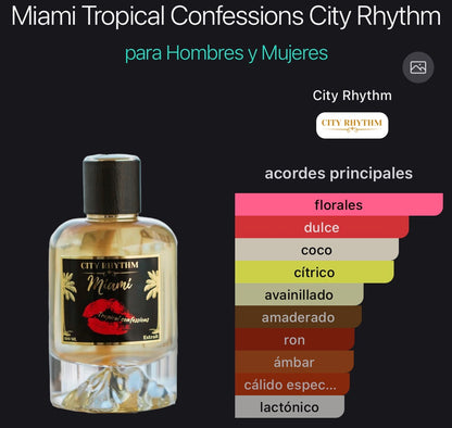 Miami Tropical Confessions City Rhythm Extrait de Parfum 100 ml (Preventa)