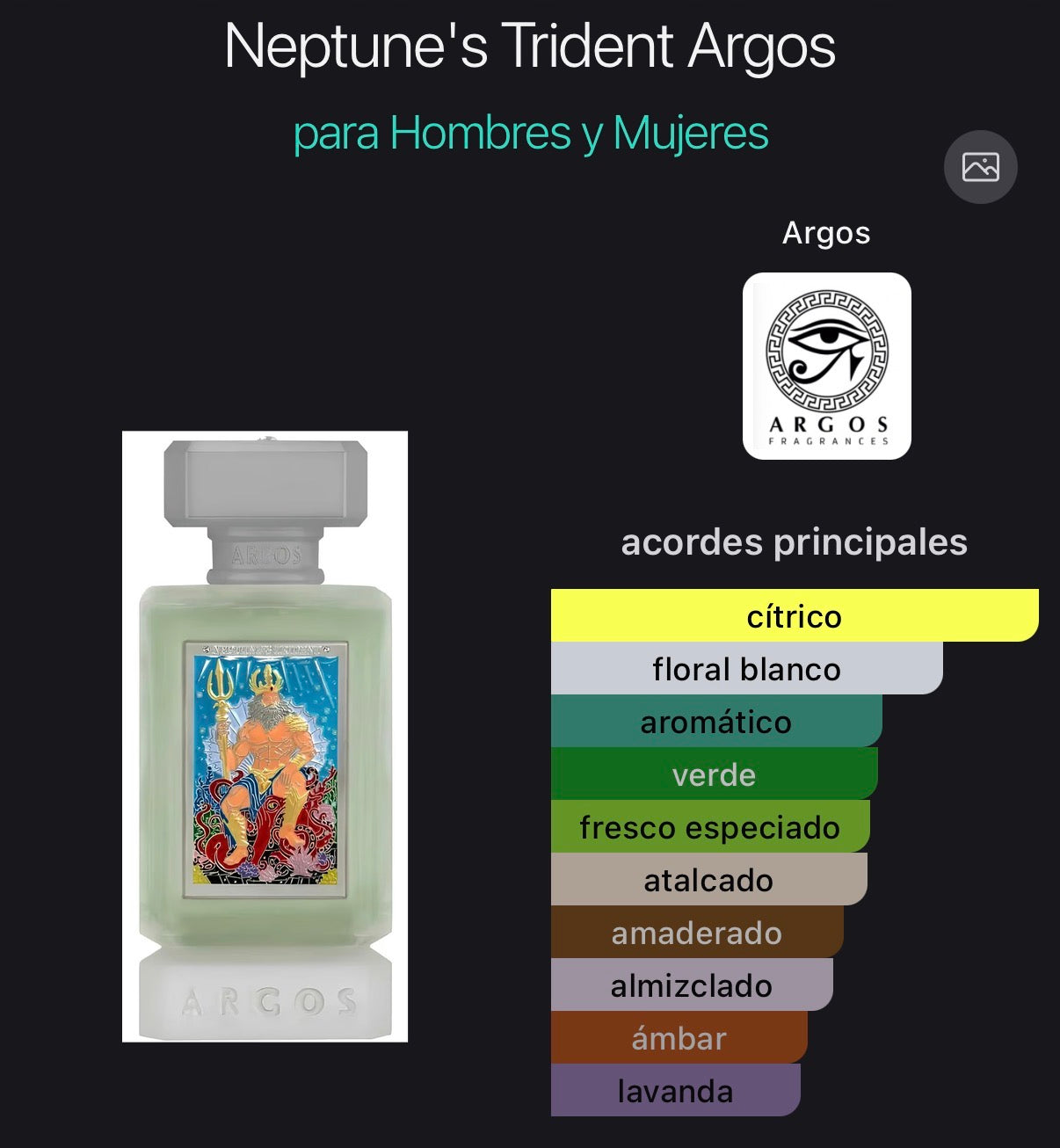 Neptune’s Trident Argos Extrait de Parfum 100 ml