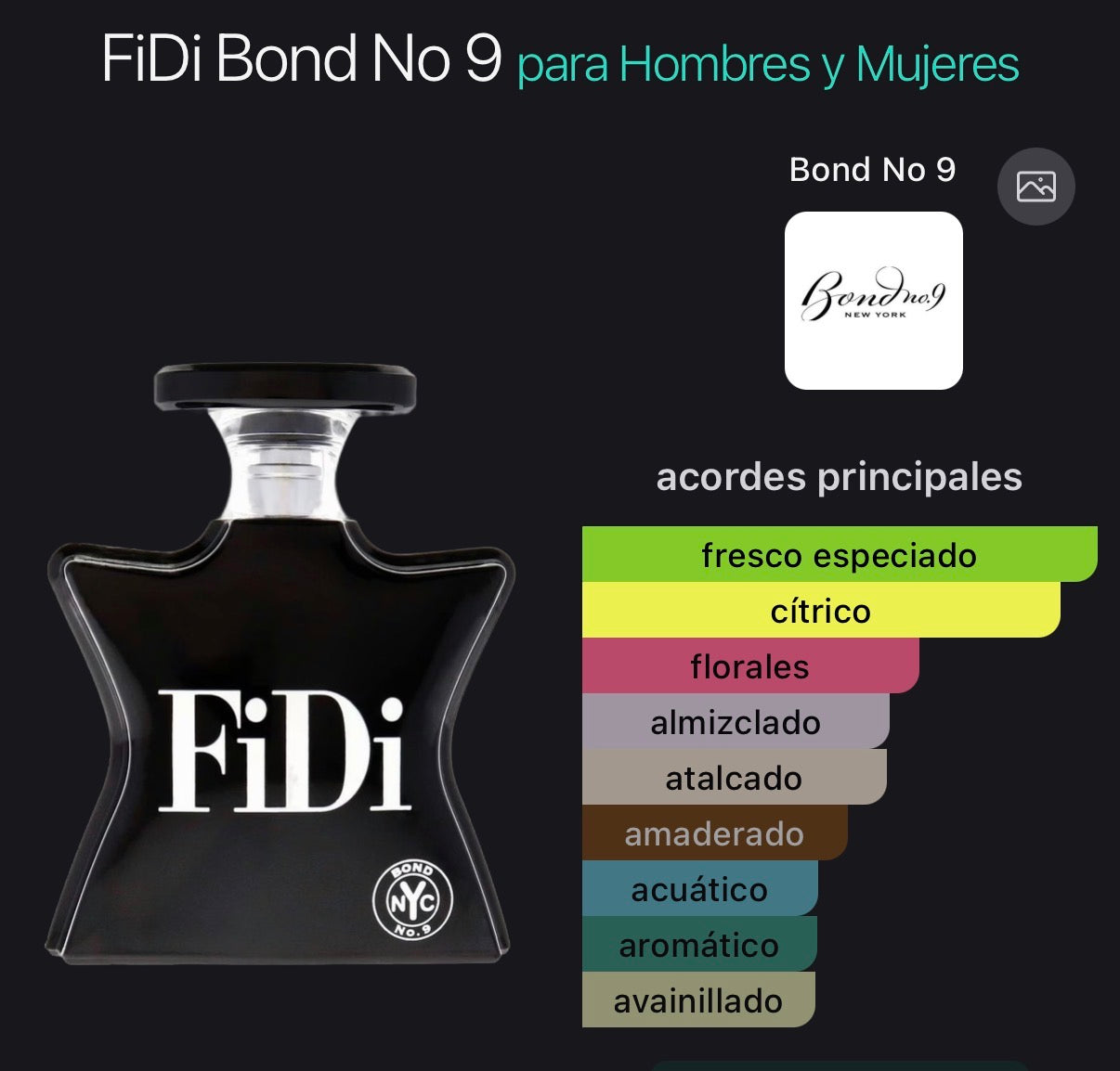 FiDi Bond No 9 Eau de Parfum 100 ml (Preventa)