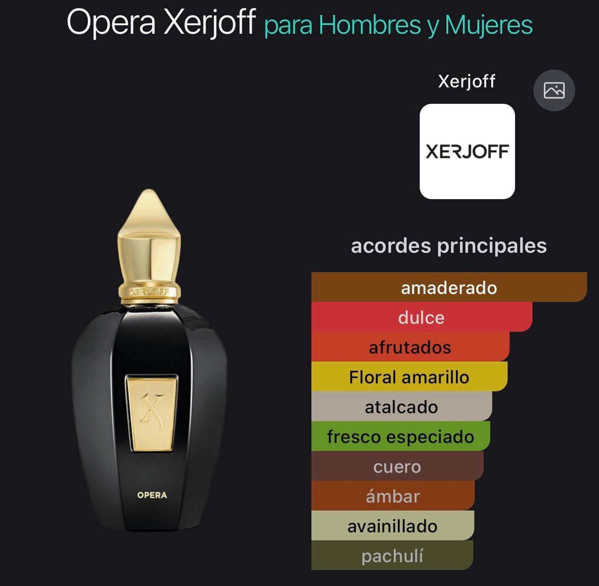 Ópera Xerjoff EDP 100 ml (Preventa)