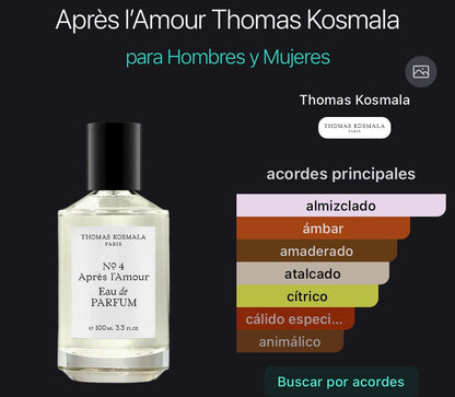 Thomas Kosmala No. 4 Après l’Amour Eau de Parfum (Preventa)