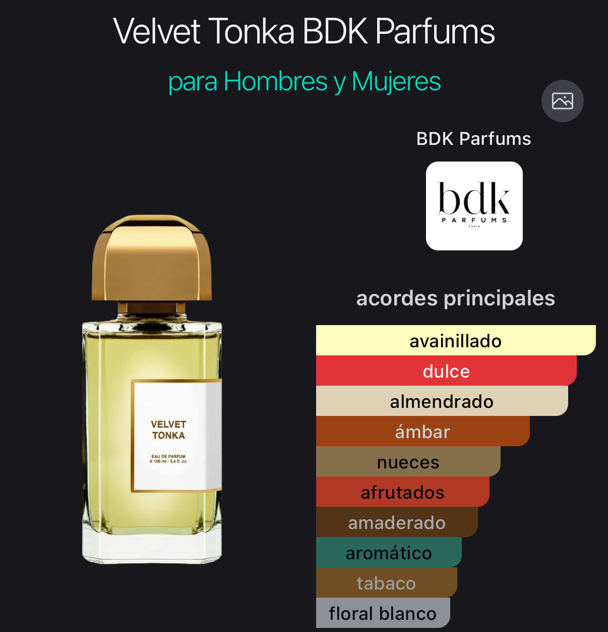 Velvet Tonka BDK Parfums Eau de Parfum 100 ml (Preventa)