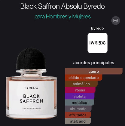 Black Saffron Absolu de Parfum Byredo 100 ml
