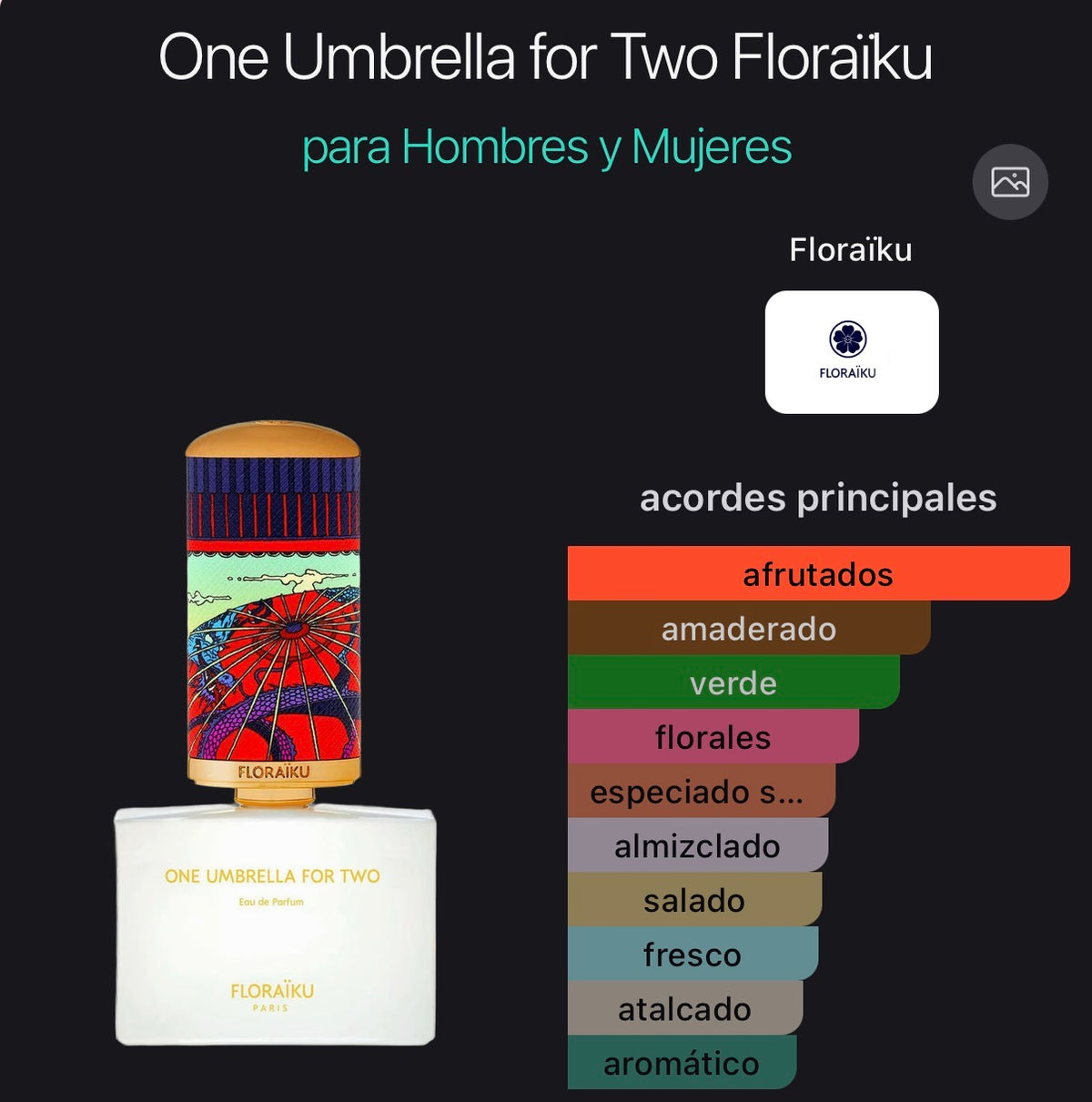 Floraiku One Umbrella for Two Eau de Parfum 50 ml (Preventa)