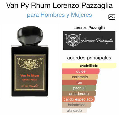 Van Py Rhum Lorenzo Pazzaglia Extrait de Parfum 50 ml (Preventa)