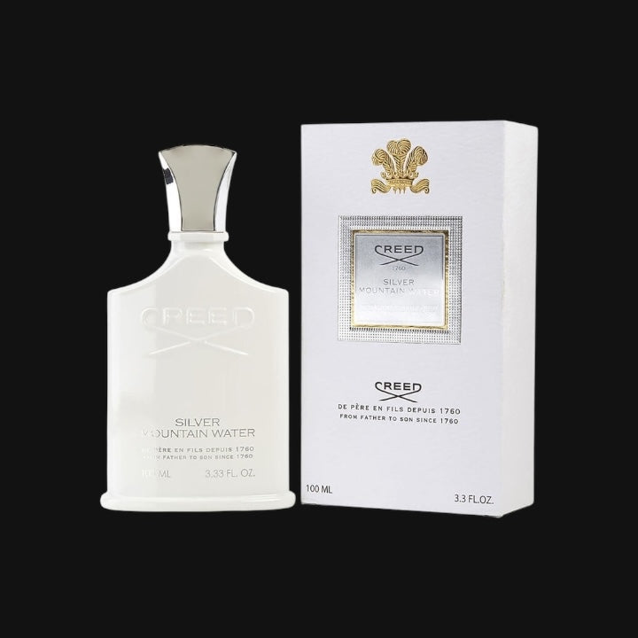Silver Mountain Water de Creed con frasco y caja