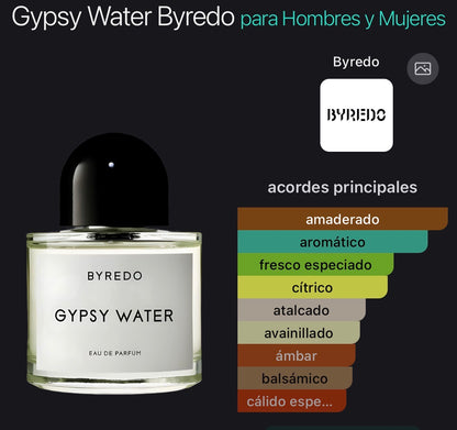 Gypsy Water Eau de Parfum Byredo 100 ml (Preventa)
