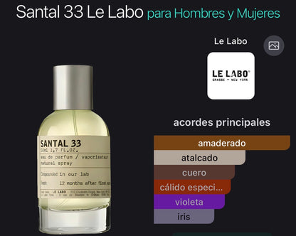Santal 33 Eau de Parfum Le Labo