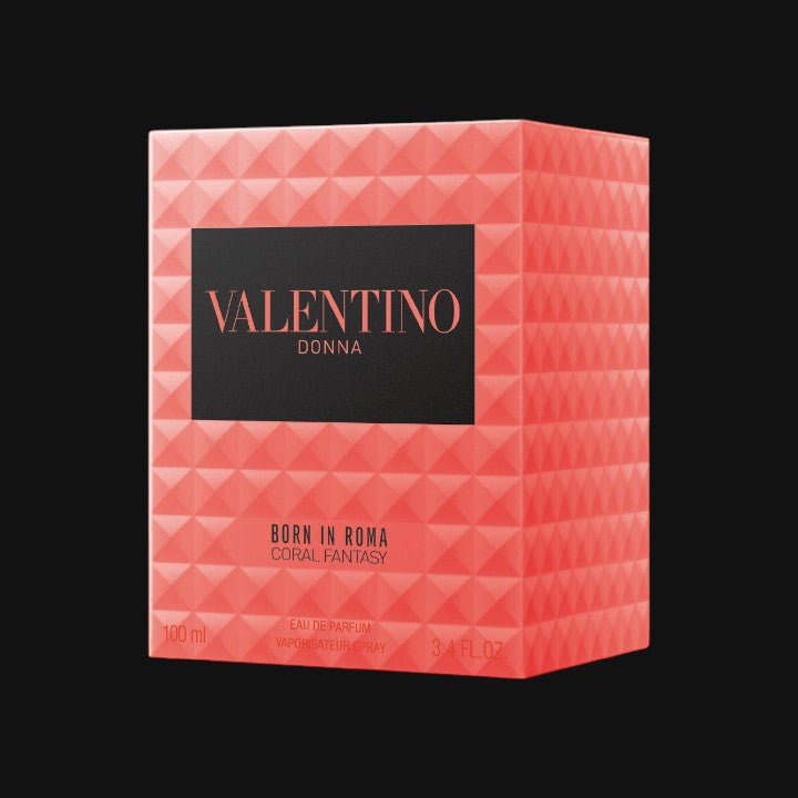 Caja de Donna Born in Roma Coral Fantasy de Valentino