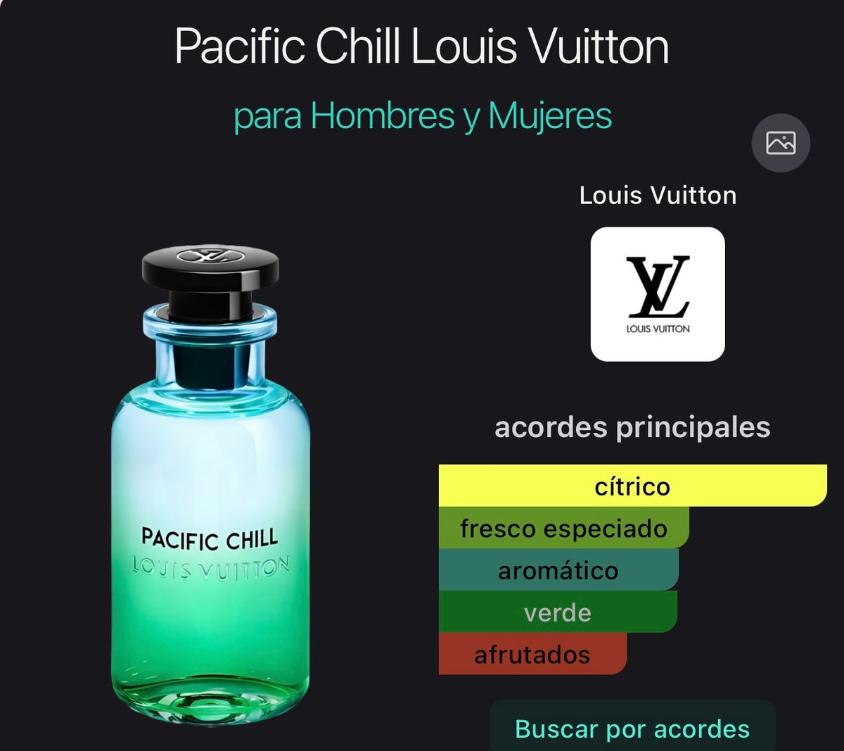 Acordes principales de Pacific Chill de Louis Vuitton