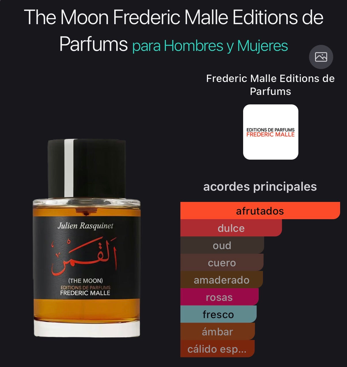The Moon Frederic Malle 50 ml (Preventa)
