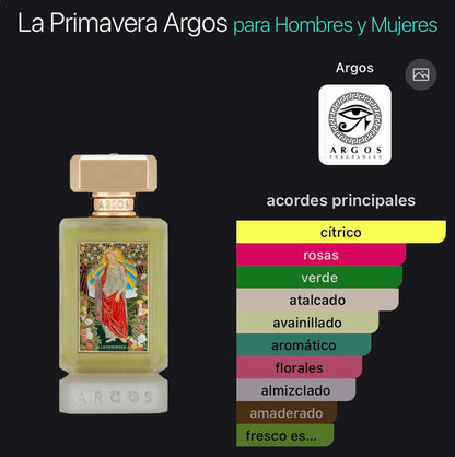 La Primavera Argos Extrait de Parfum 100 ml (Preventa)