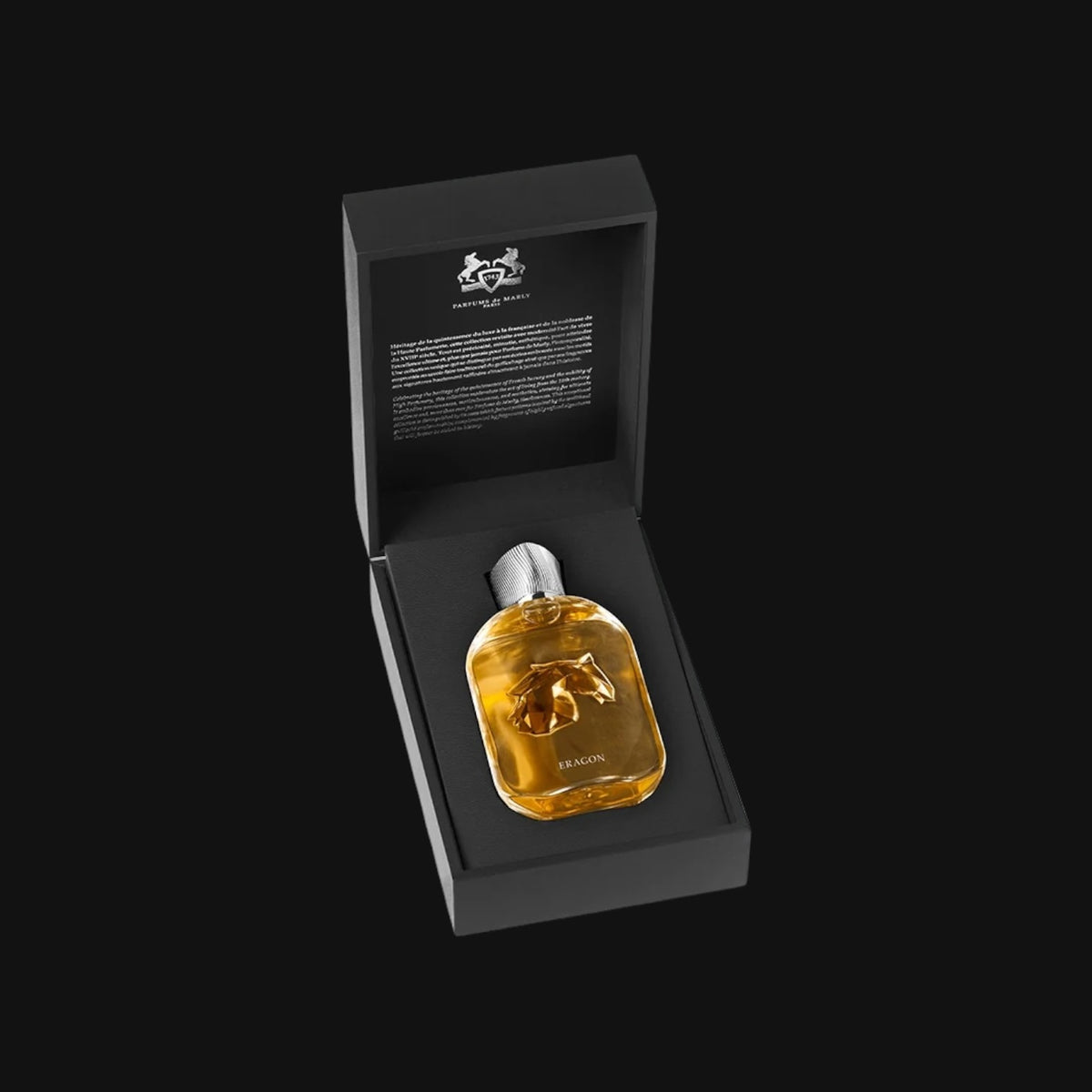 Eragon de Parfums de Marly en su estuche