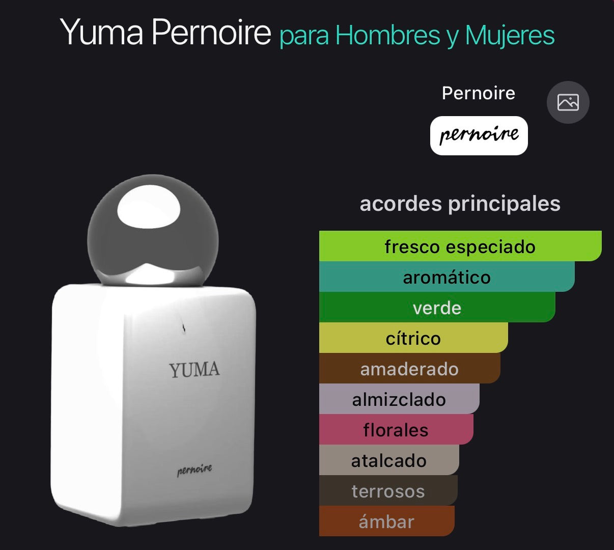 Yuma Pernoire Extrait de Parfum 50 ml