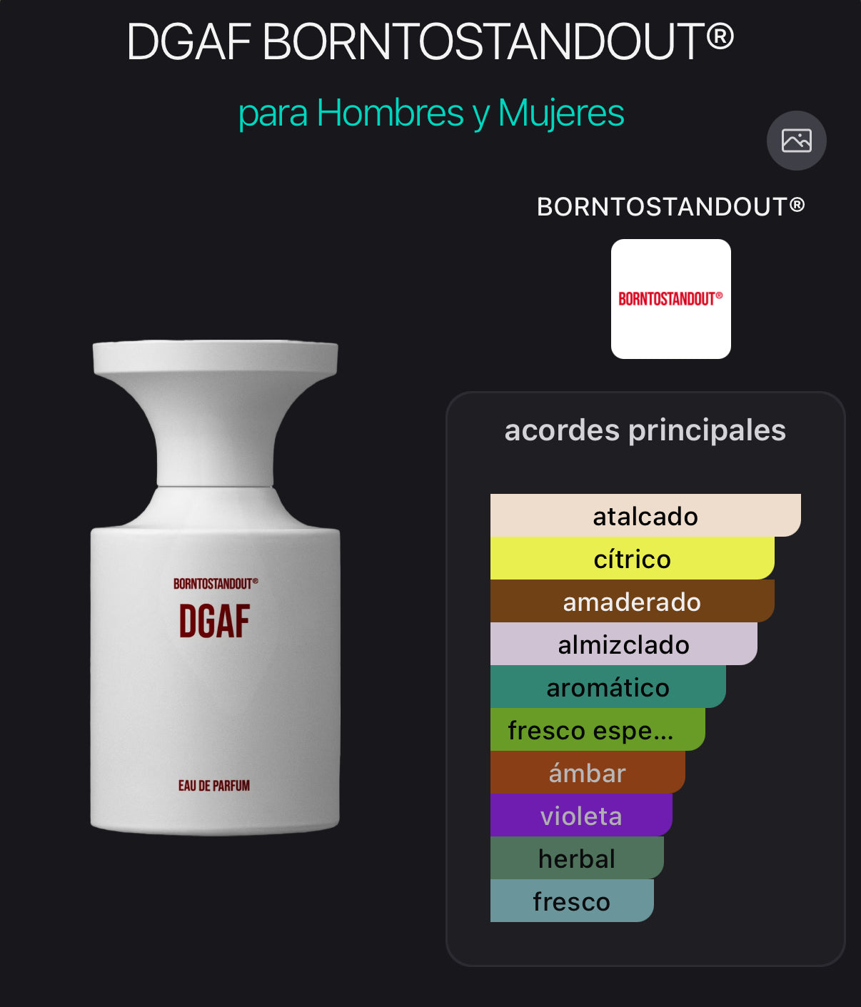 DGAF Eau de Parfum BORNTOSTANDOUT® 50 ml (Preventa)