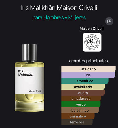 Iris Malikhân Maison Crivelli Eau de Parfum 100 ml (Preventa)